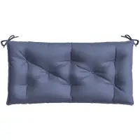 vidaXL Housse de banc de jardin bleu marine 100x50x7 cm tissu Oxford