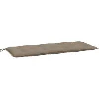 vidaXL Coussin pour banc de jardin Taupe 120x50x7 cm tissu Oxford