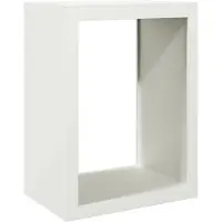 vidaXL Étagère à bois de chauffage Blanc 60x40x80 cm Acier