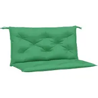 vidaXL Coussins de banc de jardin 2 pcs. Vert 100x50x7 cm Tissu Oxford