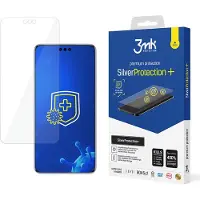 3MK SilverProtect+ Huawei Mate 60 Pro Folia antymikrobowa montowana montowana na mokro (1 pcs, Huawei Mate 60 Pro), Téléphone portable : film de protection, Gris