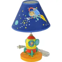 Teamson Kids Lampe Enfant Outer Space Chevet Bureau Veilleuse Chambre Bébé Garçon Td-12335ae