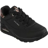 SKECHERS Baskets basses or / noir