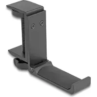 DeLOCK Delock, support casque, réglable, montage table, alu, noir. - HQ prod