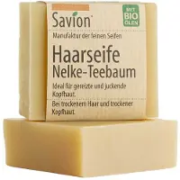 SAVION Savon pour les cheveux - Clou de girofle et arbre à thé 85g