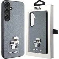 Karl Lagerfeld Étui Samsung Galaxy S24 Plus Gris Saffiano