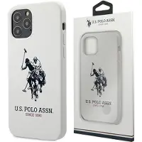 U.S. POLO ASSN. US Polo USHCP12SSLHRWH iPhone 12 mini 5.4 baltas (Apple iPhone 12 mini), Coque pour téléphone portable, Blanc