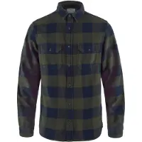 Fjällräven Övik Heavy Flannel Long Sleeve Shirt Vert XL Homme