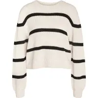 Noisy May Pull-over 'NMMaysa' noir / blanc