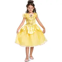 Disguise Bella Deluxe Costume Jaune 7-8 Years Enfants