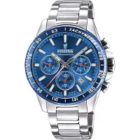 Festina Montre à affichage analogique bleu