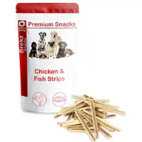 Brekz Premium Chicken with Fish Strips 200 grammes