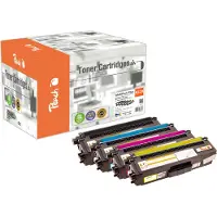 Peach PT842 toner cartridge 5 pc(s) Compatible Noir, Cyan, Magenta, Jaune