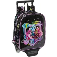 Safta Monster High 6l 22x27x10 Cm Wheeled Backpack Noir Enfants