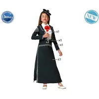 Atosa Mariachi Girl Costume Noir 10-12 Years Enfants