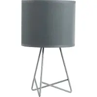 Pauleen 48000 Shiny Star lampe de table E14 Gris 230V métal/tissu