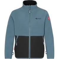 TROLLKIDS Veste en polaire fonctionnelle 'Storfjord' bleu-gris / noir