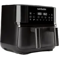 NutriBullet Air Fryer Double Bac 8 L Autonome 2850 W Friteuse d’air chaud Noir