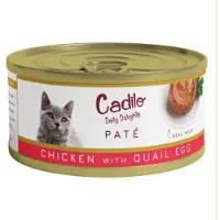 Cadilo Daily Delights - poulet avec oeufs de caille pâtée pour chat (70 g)