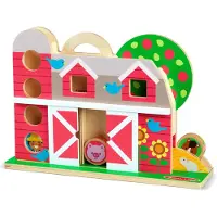 Melissa & Doug Jouet interactif Grange avec animaux Disques tombants