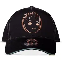 Difuzed Hommes, Casquette, MARVEL - Groot - Casquette Ajustable, Noir, (Taille unique)