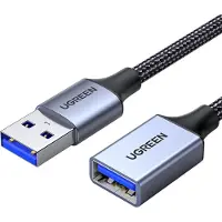 UGREEN Us115 Usb 3.0 Extender, Male Usb to Female Usb, 2M (Black)