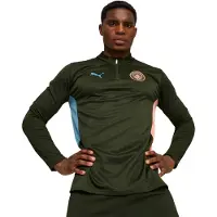 Puma Manchester City Fc 24/25 Training Full Zip Sweatshirt Vert XL