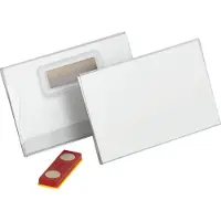 Durable Badge en plastique rigide avec aimant anti-rotation