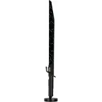 UKONIC Lampe De Table Sabre Noir 59.6 Cm