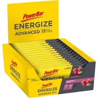 Powerbar Energize Advanced Energy Bars Box Raspberry 55g 15 Units Jaune