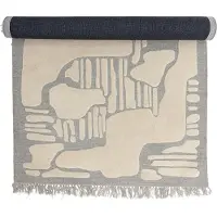 Bloomingville Tapis Napoli | Gris | Laine | 82062408