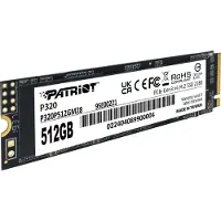 Patriot SSD Patriot Viper P320 M.2 PCI-Ex4 NVMe 512 Go 3 Go/s