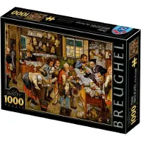 D - Toys Puzzle « L'art » - Pieter Brueghel le Jeune - Le paiement de la dîme - 1 000 pièces