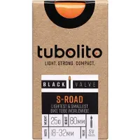 Tubolito S-road Sv Presta 80mm Inner Tube Orange 700C / 18-28