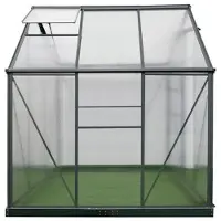 Westmann Serre aluminium Flora 66 Anthracite 192x192x202 cm