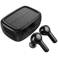 Choetech Wireless Headphones Tws With Sun Panel Black (Bh-T09)