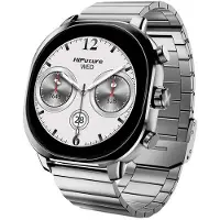 HiFuture Montre connectée AIX HF 071, écran ANMOLED 1,43 pouce, Bluetooth, couleur argent