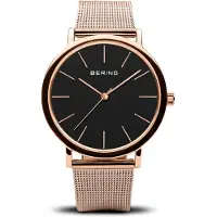 Bering Montre femme 13436-362 or rose classique