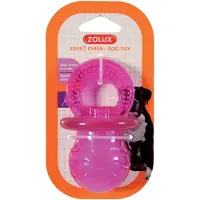 Zolux Jouet Tétine Pop, rose pour chien - L 6 x l 6 x H 10 cm