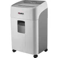 Dahle Destructeur de documents 504P, coupe croisée 2 x 15 mm, niveau de sécurité P-5, capacité de coupe 13-15 feuilles, 40 litres, gris