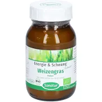 Sanatur poudre d'herbe de blé | 90 g | riche en fibres || végétalien