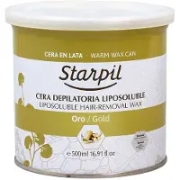 Starpil Cire épilatoire pour le corps Liposoluble Cera Gold (500 ml) (1x, 500 ml)