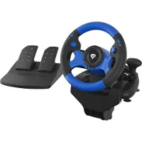 Genesis Volant gaming Seaborg 350 pour PS3/PS4/PC/Xbox One/Xbox 360/Nintendo Switch Bleu et noir