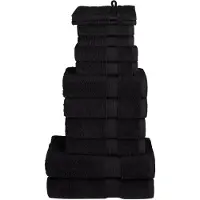 vidaXL Ensemble de serviettes de qualité supérieure SOLUND 12 pcs bleu