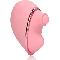 Loveline Tapping Heart - stimulateur clitoridien vibrant rechargeable - rose