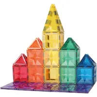 Cleverclixx Jeu de construction magnétique Inventiv 110 pièces,