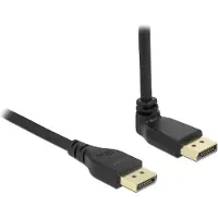 DeLOCK - DisplayPort-Kabel - DisplayPort (M) zu DisplayPort (M) gewinkelt - DisplayPort 1.4 - 1 m - 8K Unterstützung - Schwarz