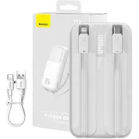 Baseus Powerbank Comet 10000mAh, 22.5W (white)