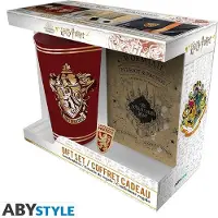 Harry Potter GiftSet Bicchiere/Badge/Notebook Gryffondor, Autres accessoires gaming, Multicolore