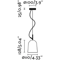 LOREFAR STUDIO 110 Rosa Lampe à suspendre 28278